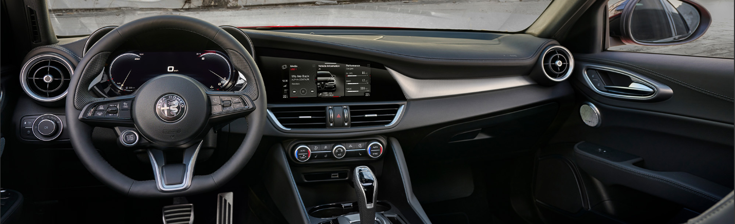 pan of the interior of the car