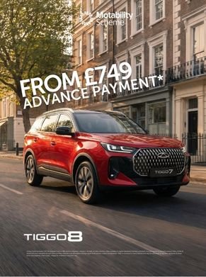 Chery TIGGO 7 Motability Hero