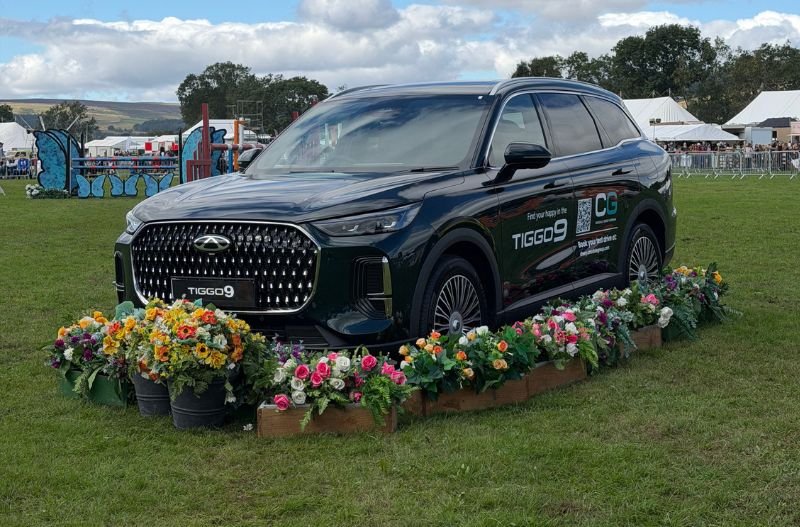Chery TIGGO 9 in Showjumping arena at Wolsingham Show 2026