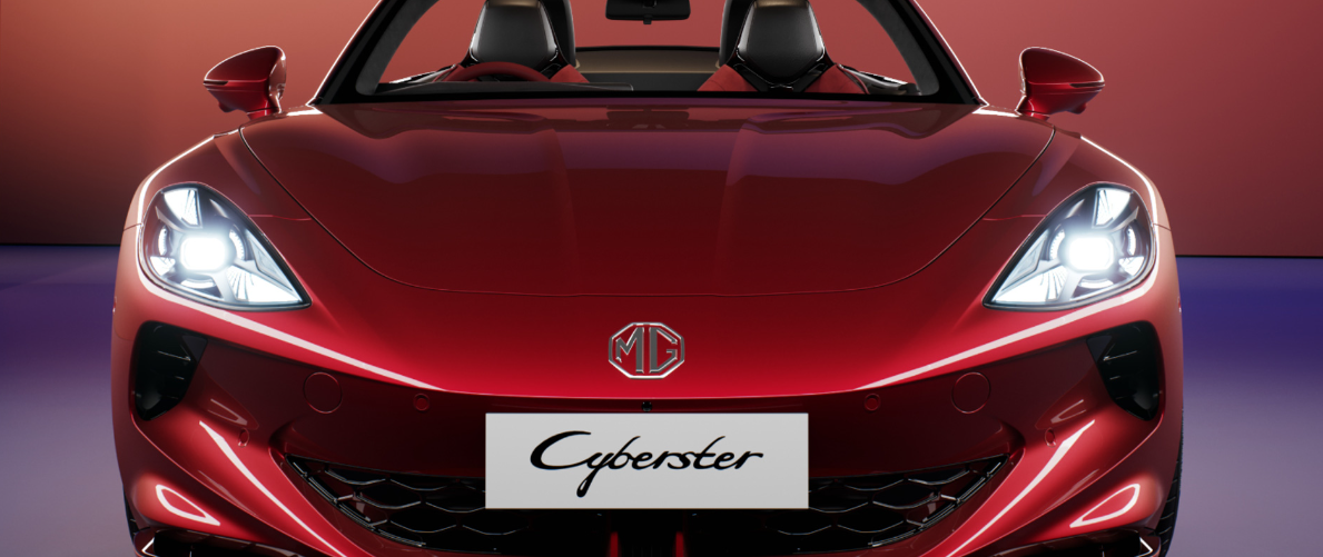 car front on with the camera