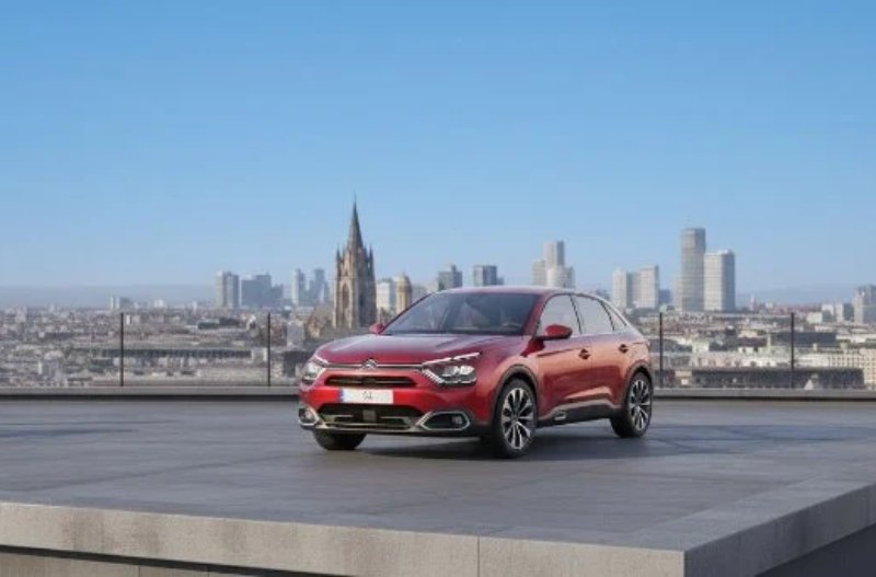 car on top of a roof