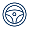 diagram of a steering wheel