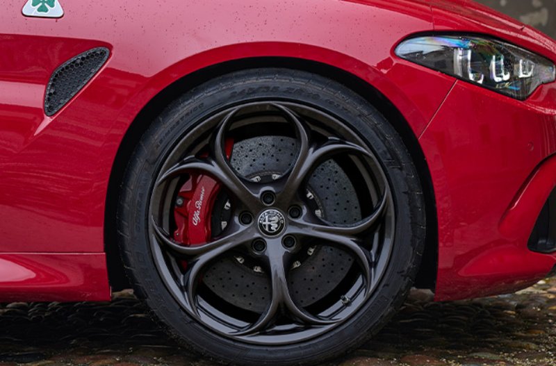 close up of the wheel