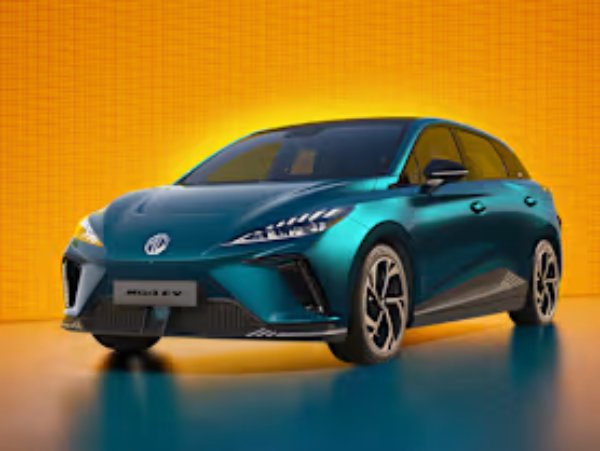 All-New MG4 EV Urban electric hatchback car, featuring distinctive LED headlights.
