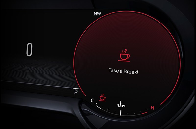 close up of the dashboard of car