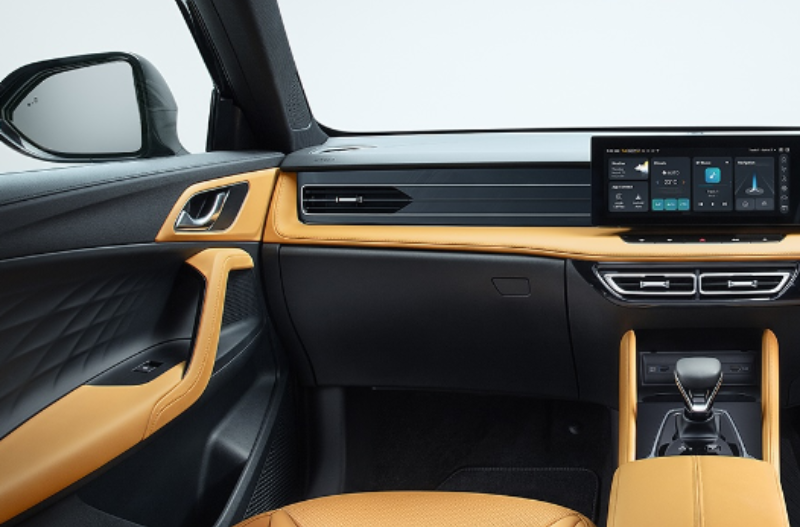 inside of the car