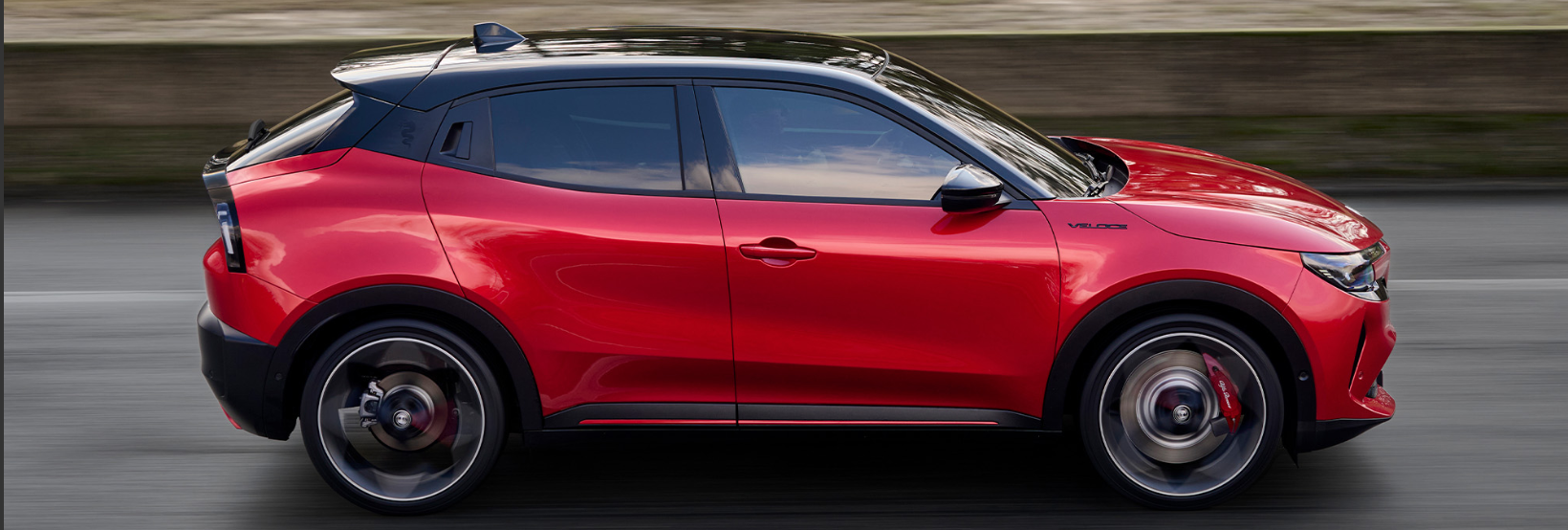 car driving down the road
