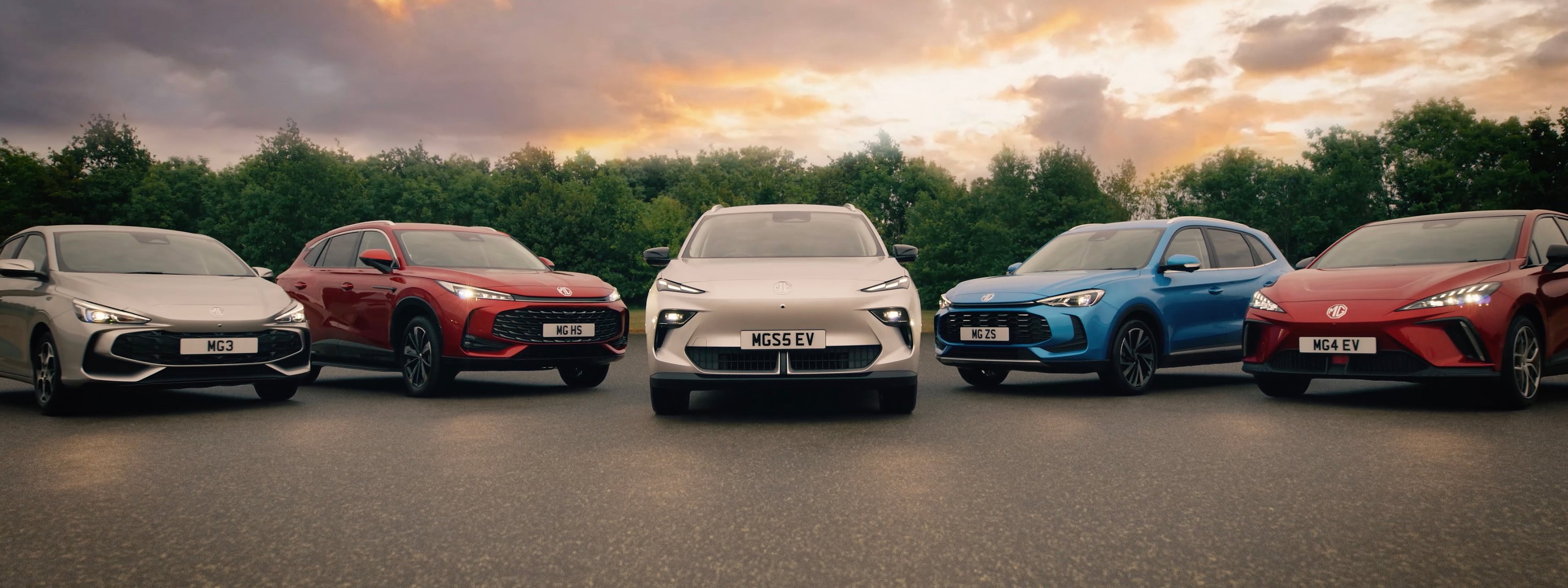 cars in a line