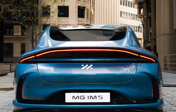 Rear shot of the car