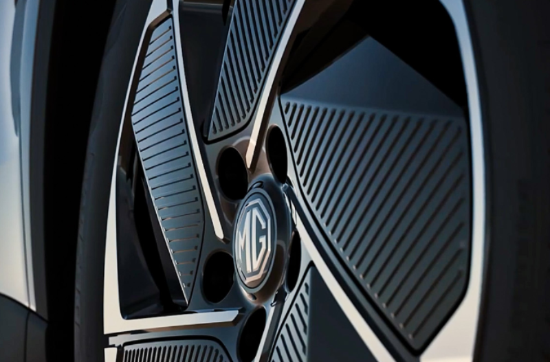 close up of the wheel