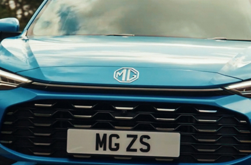 close up of the front of a car