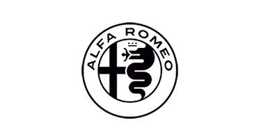 Alfa Romeo logo featuring a cross and a serpent with a crown.