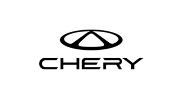 Chery logo with stylised oval and uppercase text.