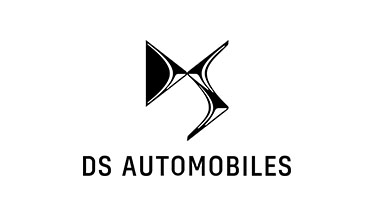 DS Automobiles logo with stylised 'DS' design above the text.