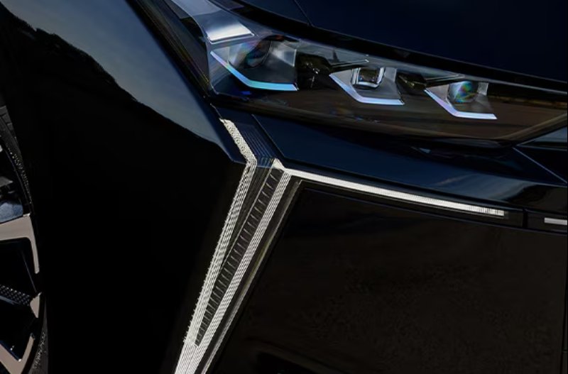 close up of the LED lights