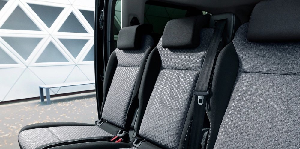 pan shot of the back seats