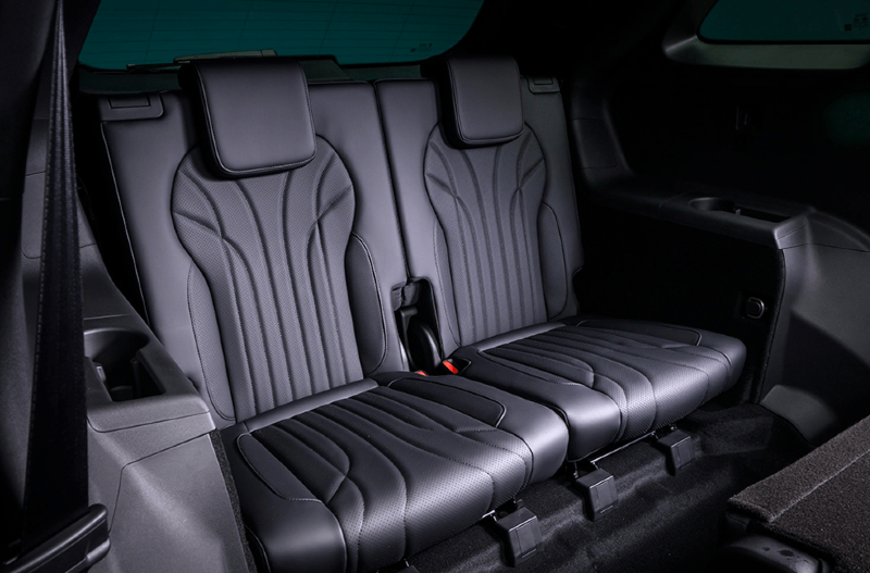 shot of the back seats